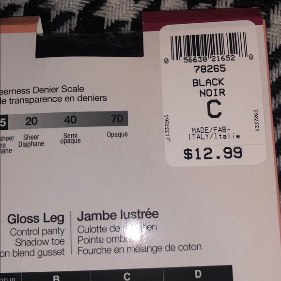 Secret Collection Gloss Control Pantyhose - Picture 9 of 10